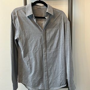 Grey-blue Kit and Ace work shirt